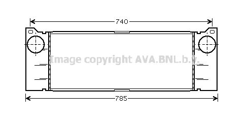 AVA QUALITY COOLING Kompressoriõhu radiaator MSA4371